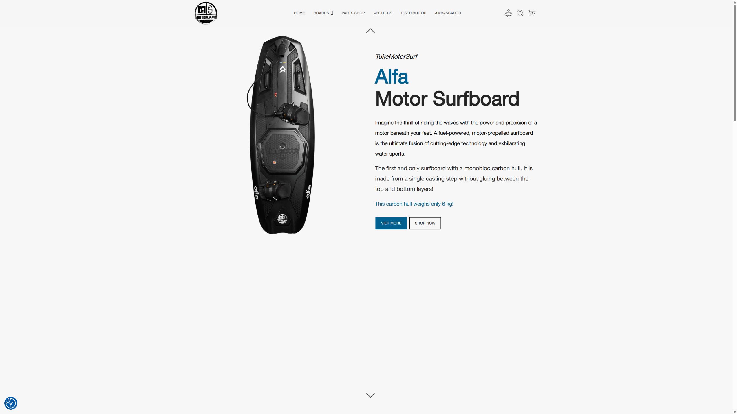 TukeMotorSurf公开网站页面