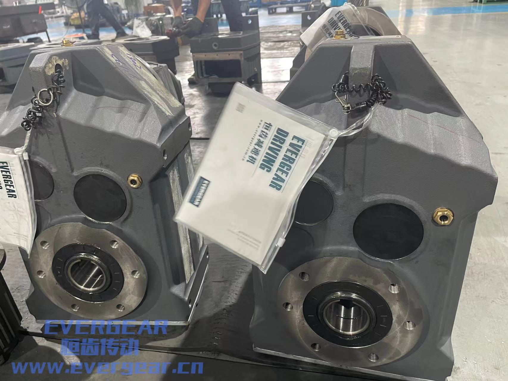 EF系列平行轴斜齿轮减速机实物图