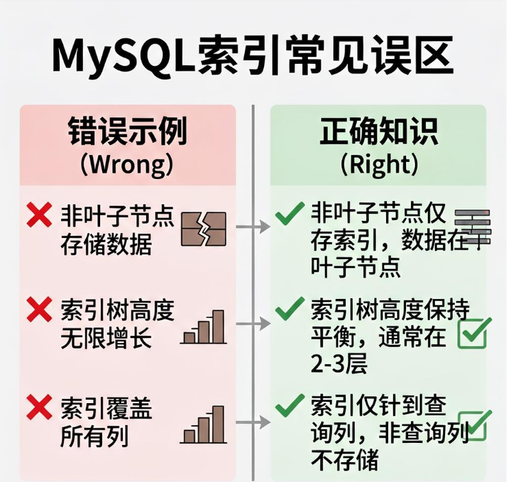 MySQL索引:B+树原理与常见误区
