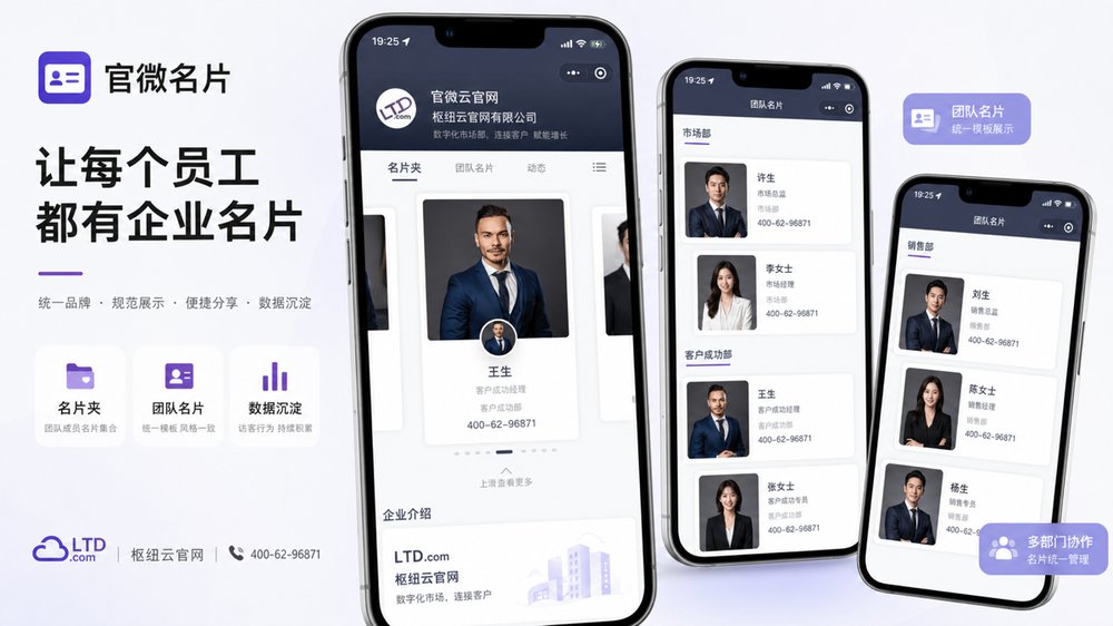 让每个员工都有企业名片