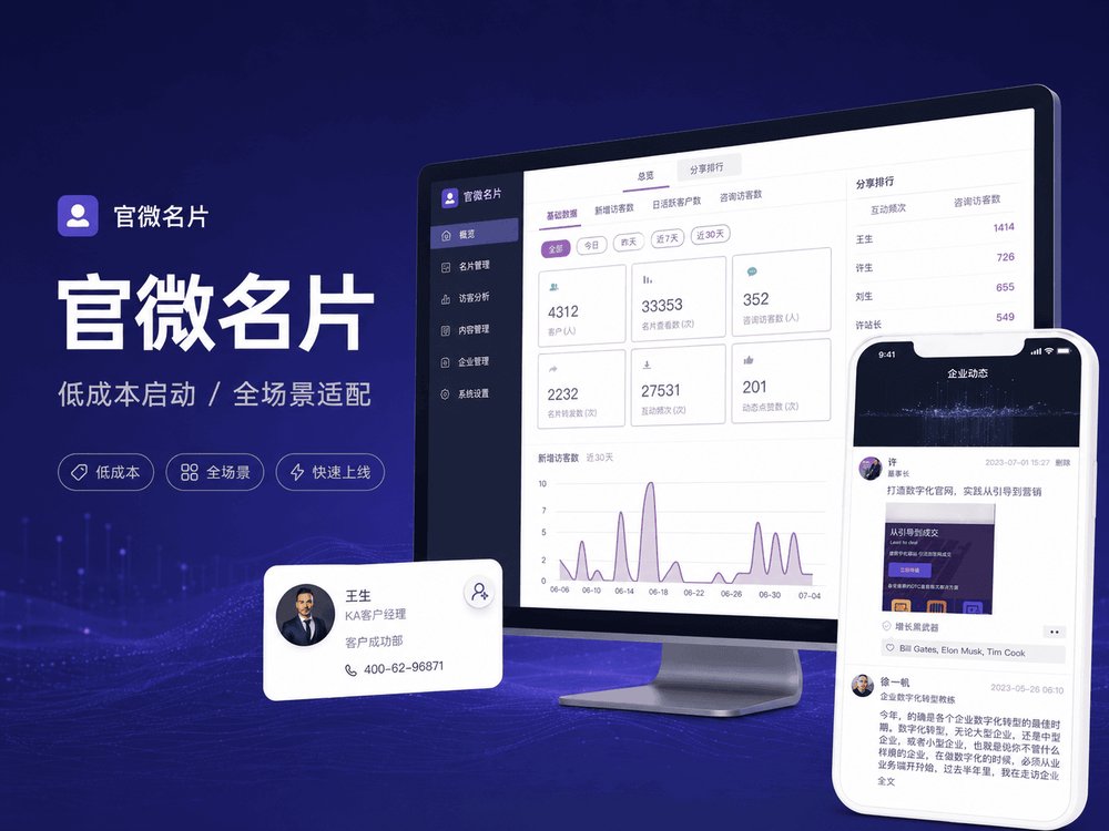官微名片王