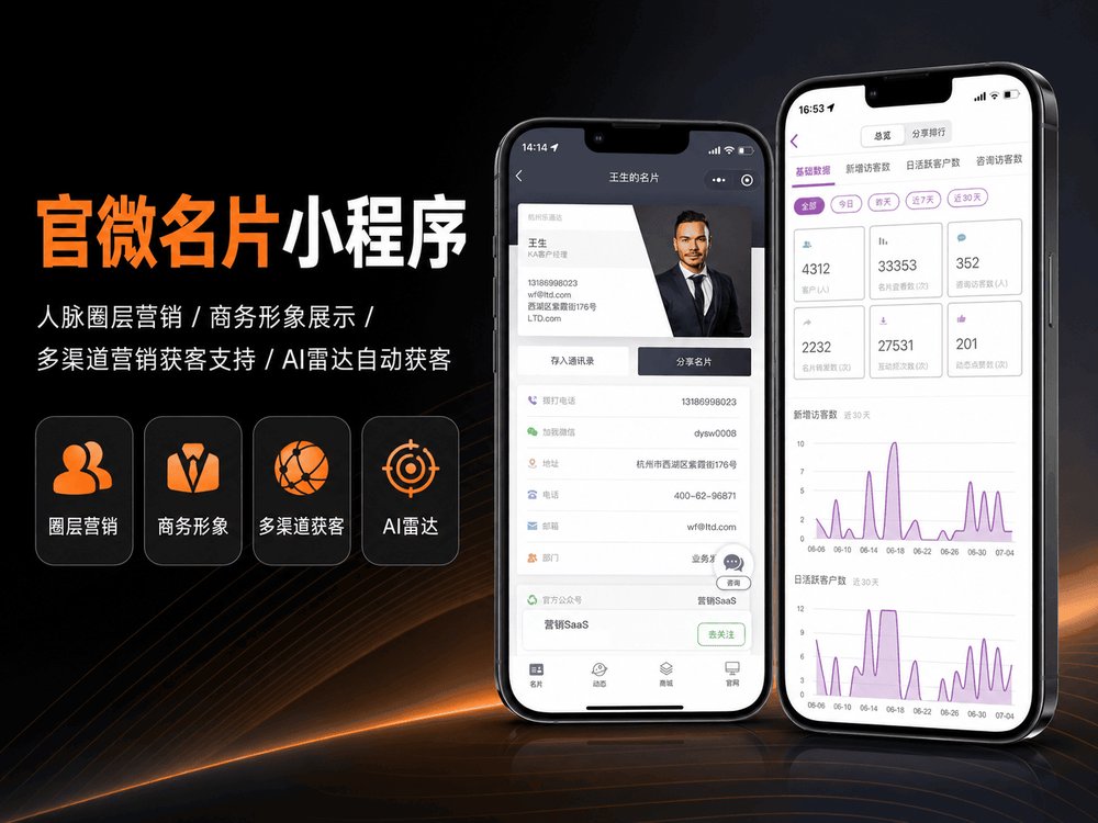 官微名片王小程序