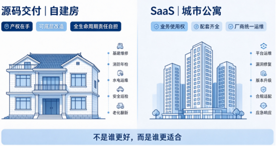 手握源码 vs SaaS | 源码自由，还是SaaS省心？
