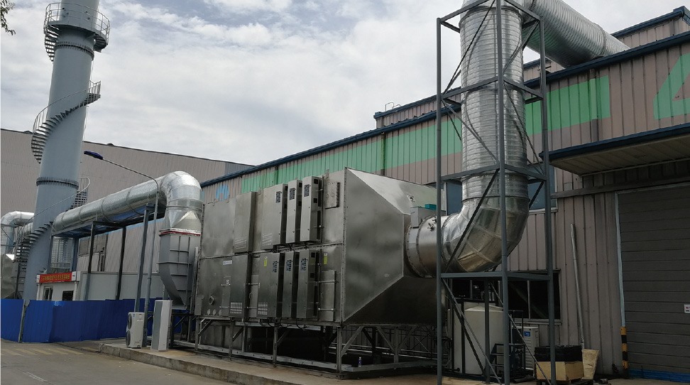 PVC leather production smoke filter