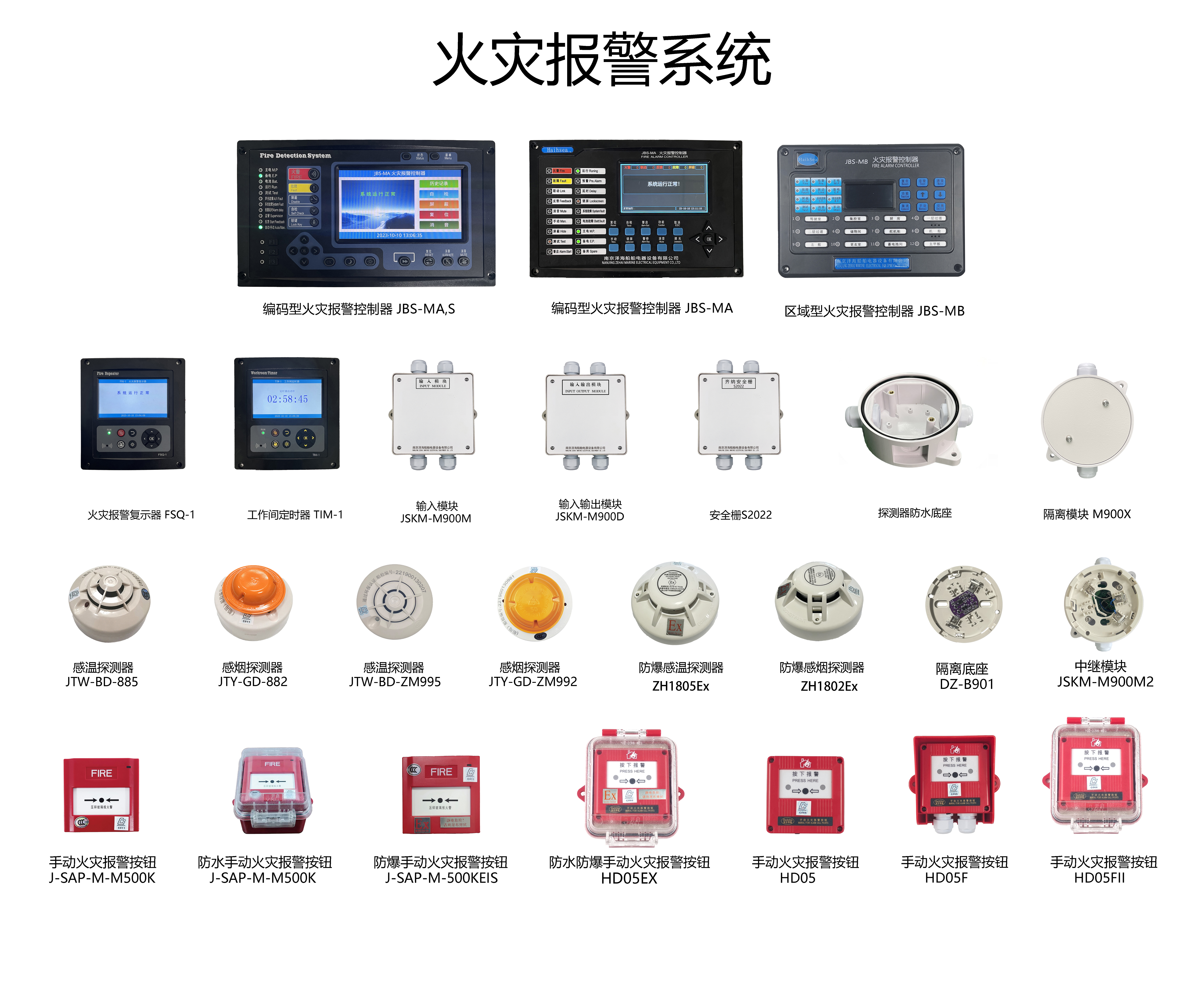 船用固定式探火和失火报警