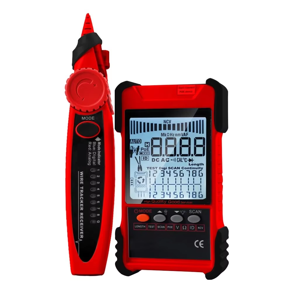 Digital Wire Tracker Cable Length Tester with PoE Multimeter function ET-616/618