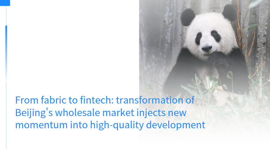 From fabric to fintech: transformation of Beijing's wholesale market injects new momentum into high-quality development