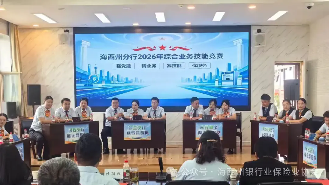 会员动态 | 建设银行海西州分行成功举办2026年&zwj;员工综合业务技能竞赛