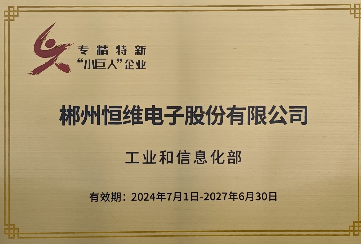 國(guó)家“專精特新”小巨人企業(yè)