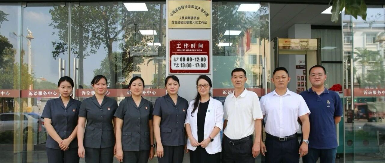 多元解纷提质效 护航沿边新发展｜云南省商标协会知识产权纠纷调委会德宏片区工作站正式揭牌