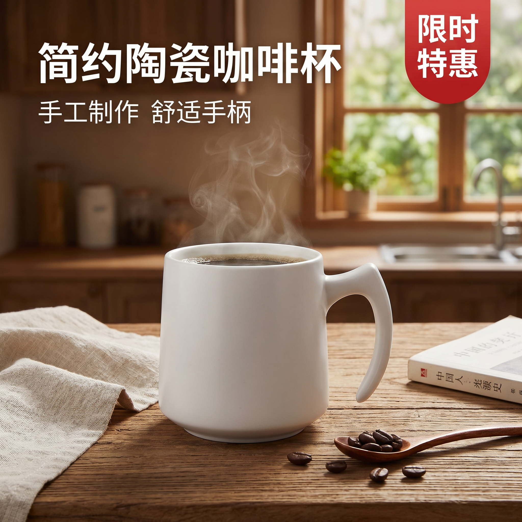 简约陶瓷咖啡杯