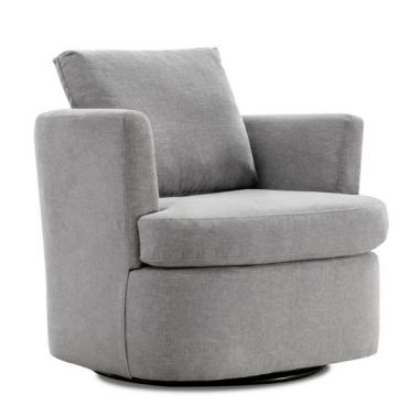 Yelina Upholstered Swivel Barrel Chair