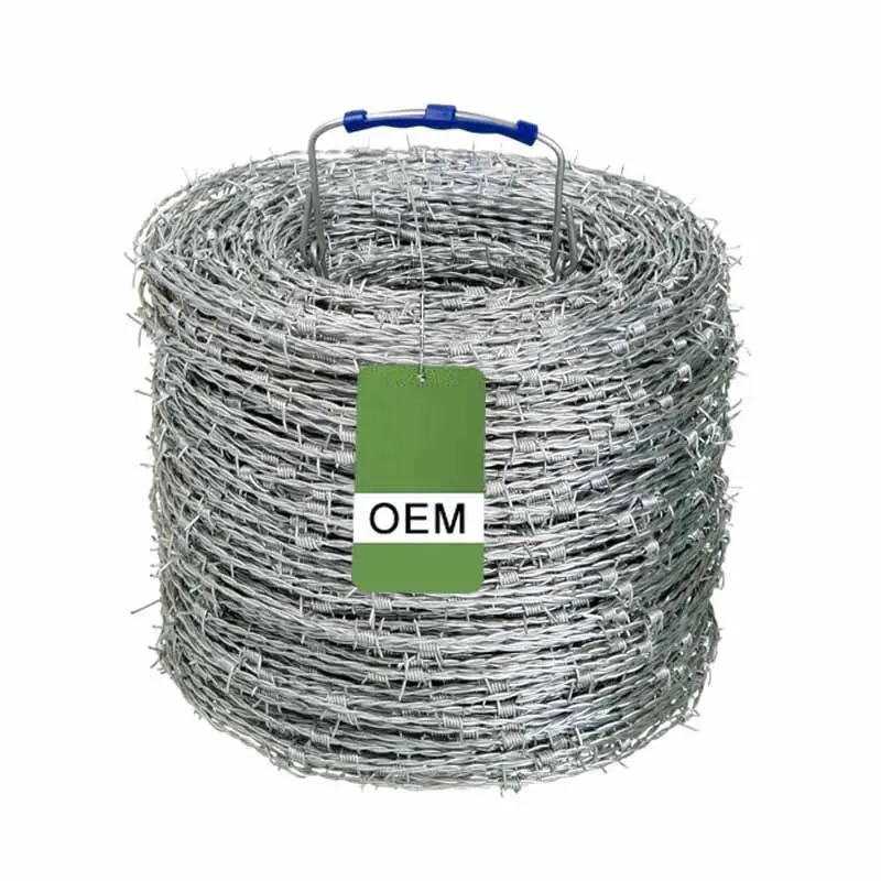 200m 14 guage galvanized Barbed Wire