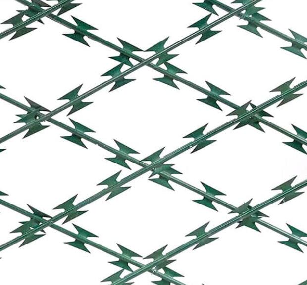 High Security 100mm×200mm Razor Diamond Mesh Fence