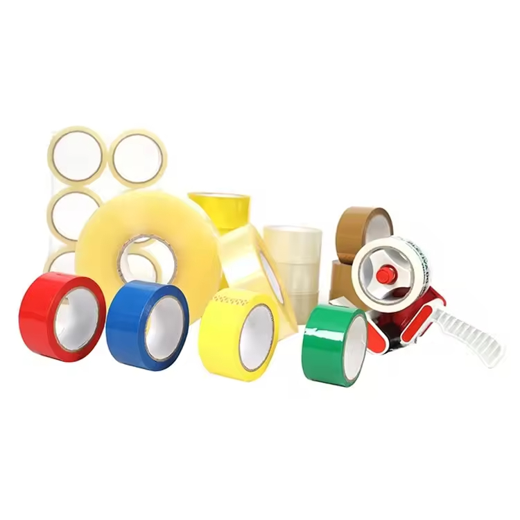 Self Adhesive Tape Custom Bopp Jumbo Roll Transparent Clear_brown_color Bopp Packing Tape for Sealing Cartons