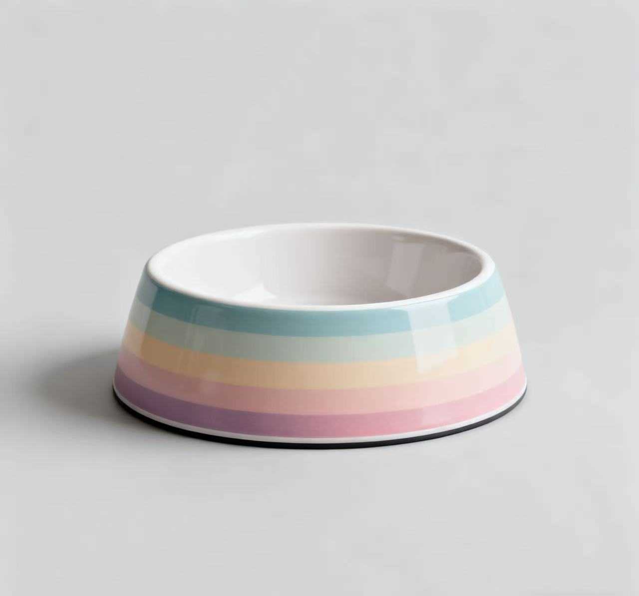低饱和渐变宠物碗