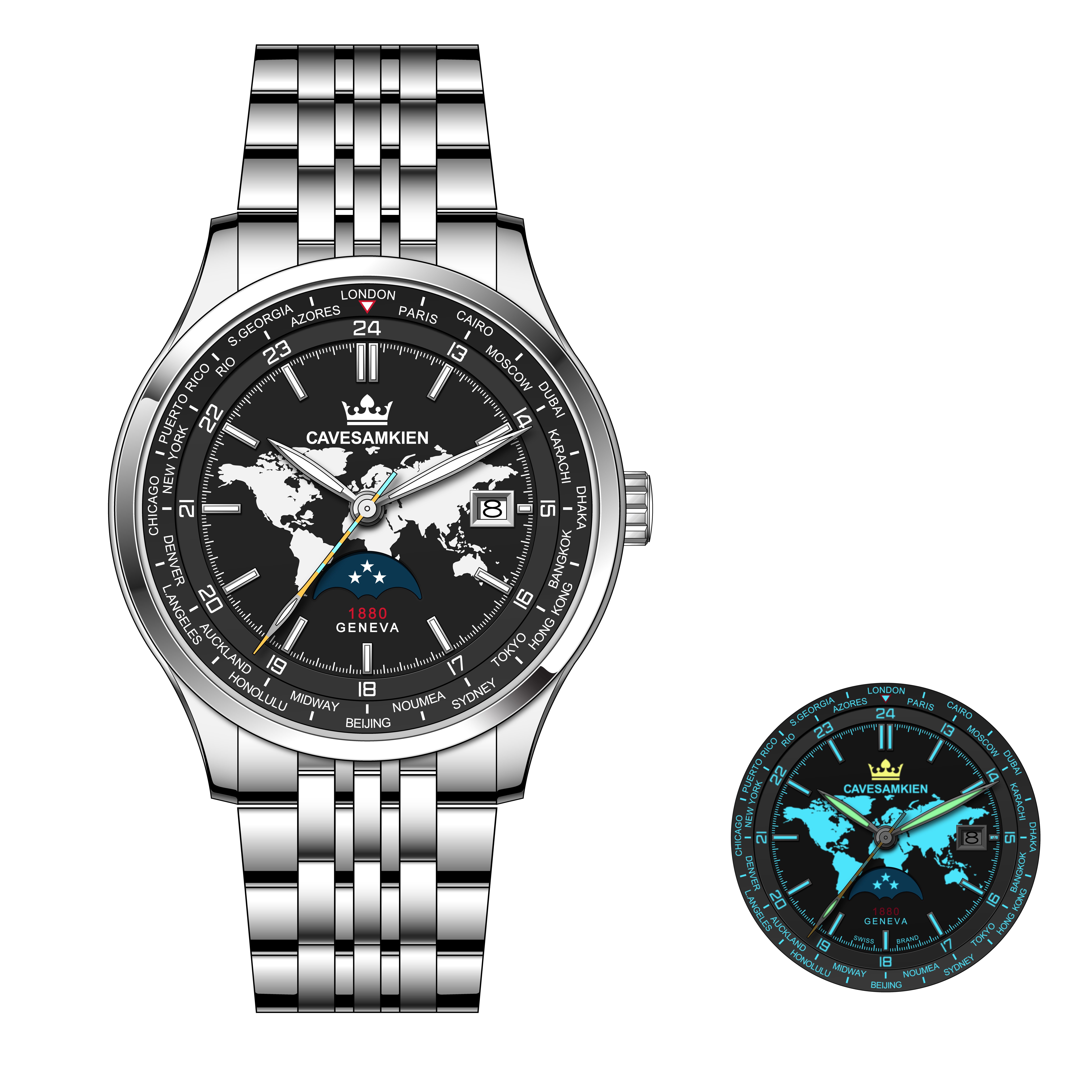 世界时间系列计时腕表