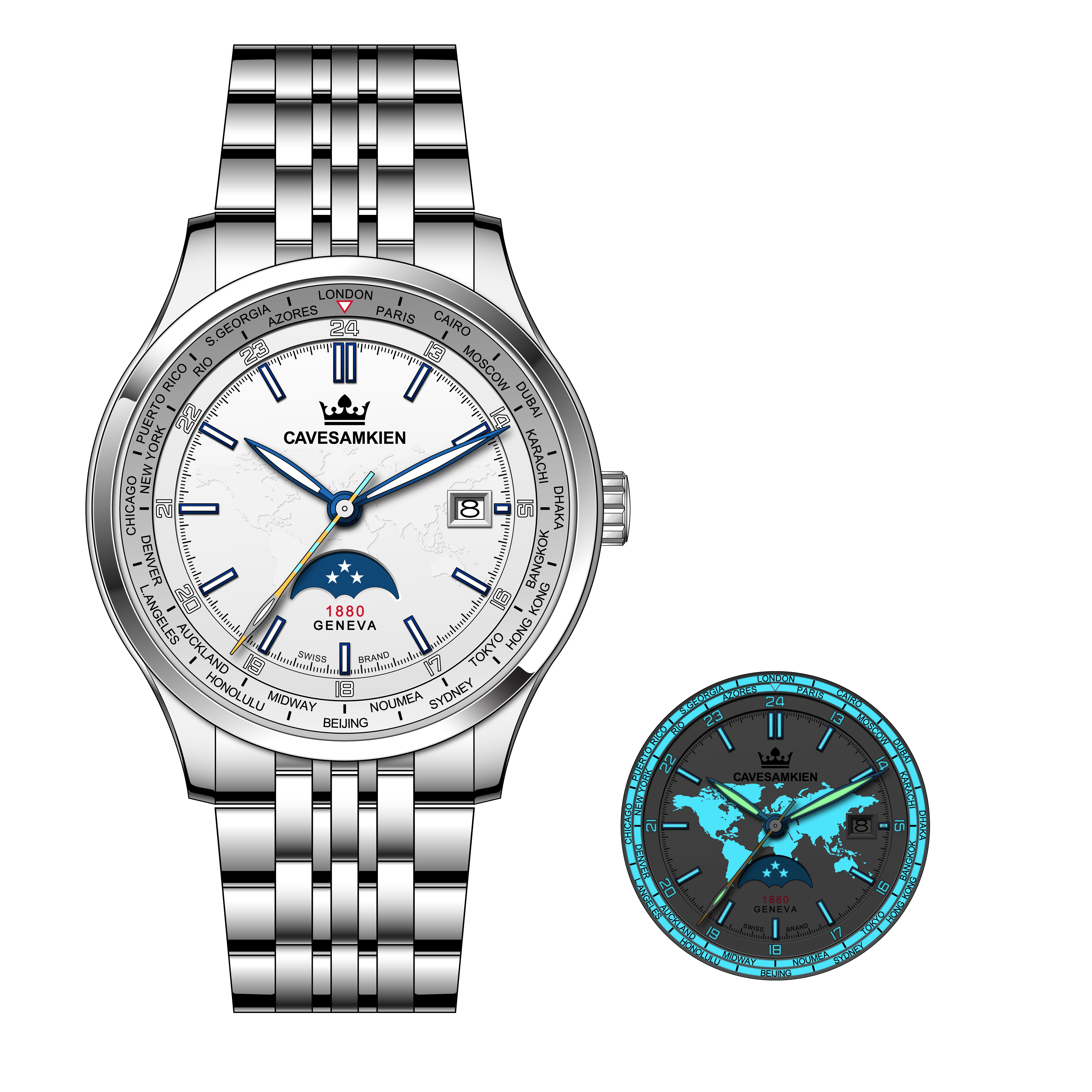 世界时间系列计时腕表