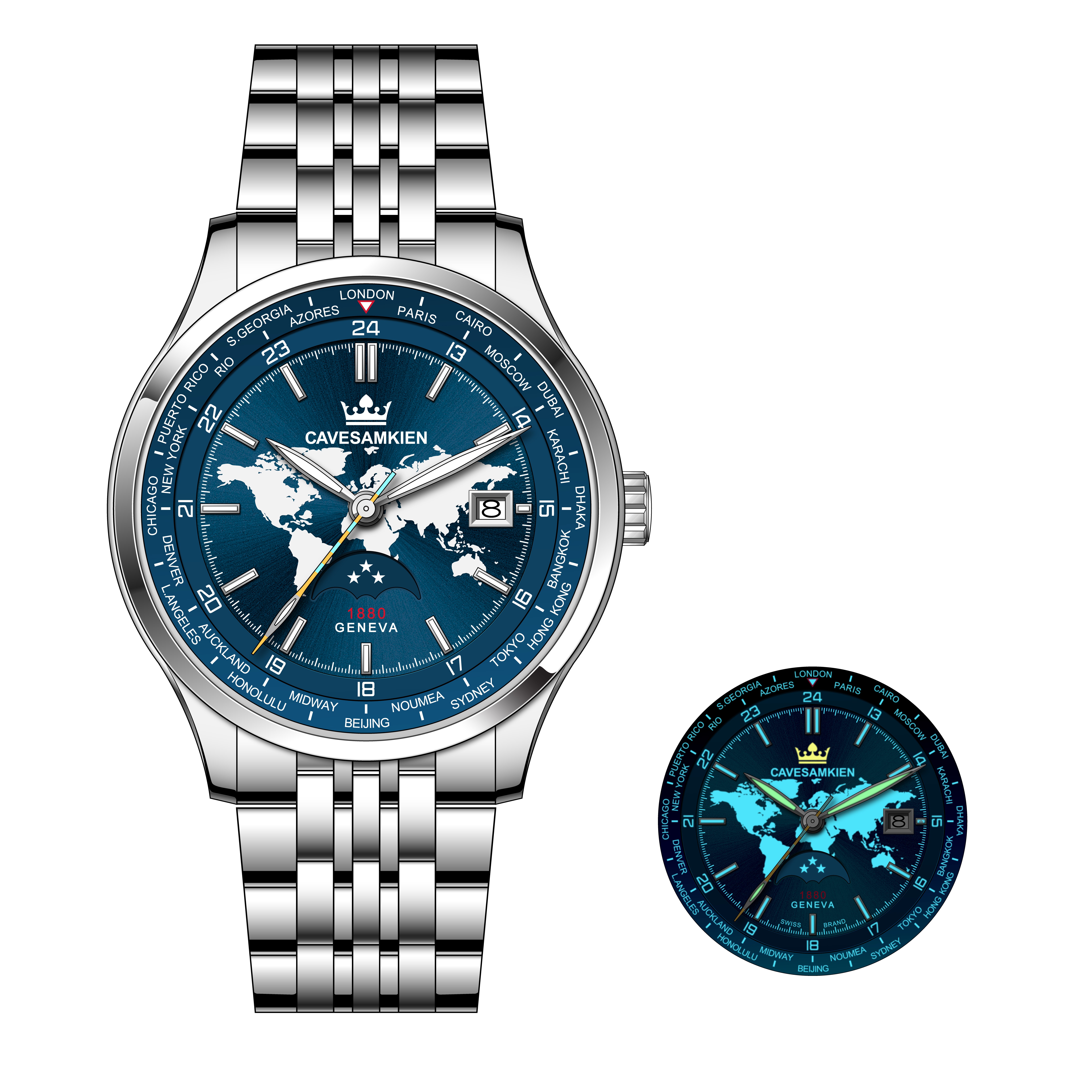 世界时间系列计时腕表