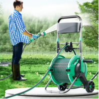S3 50m Large Roller with Guide Rail Hose Reel Trolley to Move Easily