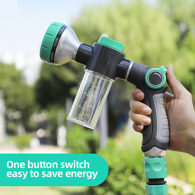 LY008 Foam Water Gun Adjustable Dilution Ratio Easy for Fertilization Disinfection