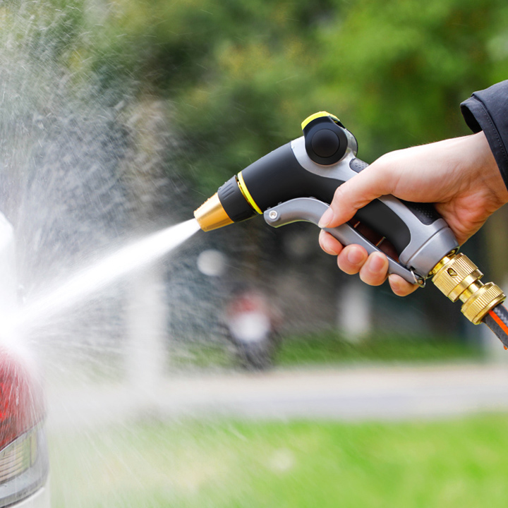 LY0017 High Pressure Water Gun 3 Patterns Water Flow Control Car Wash Floor Wash Garden Irrigation