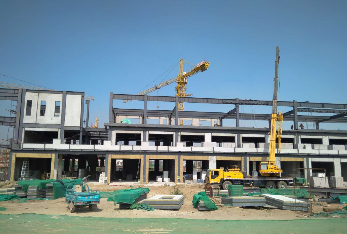 万科翡翠新都会商业项目：钢结构装配式引领高效建造，装配率超 90%，45 天完成主体施工