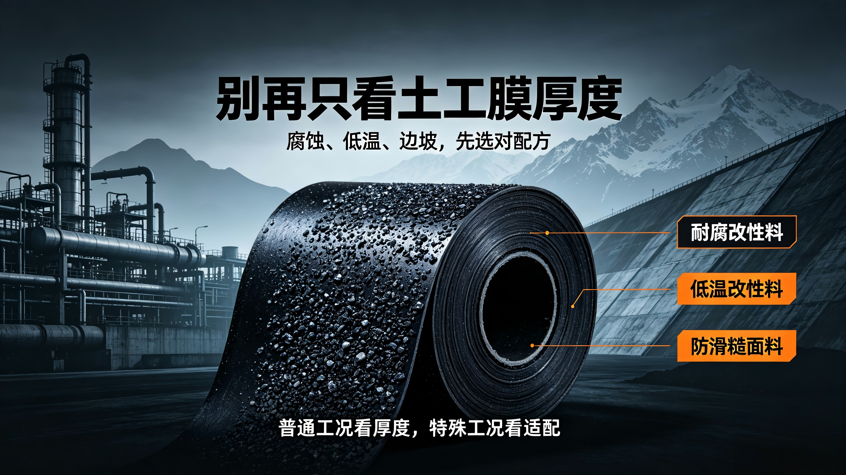HDPE土工膜改性专用料细分：耐腐、低温、防滑专用料的差异化优势