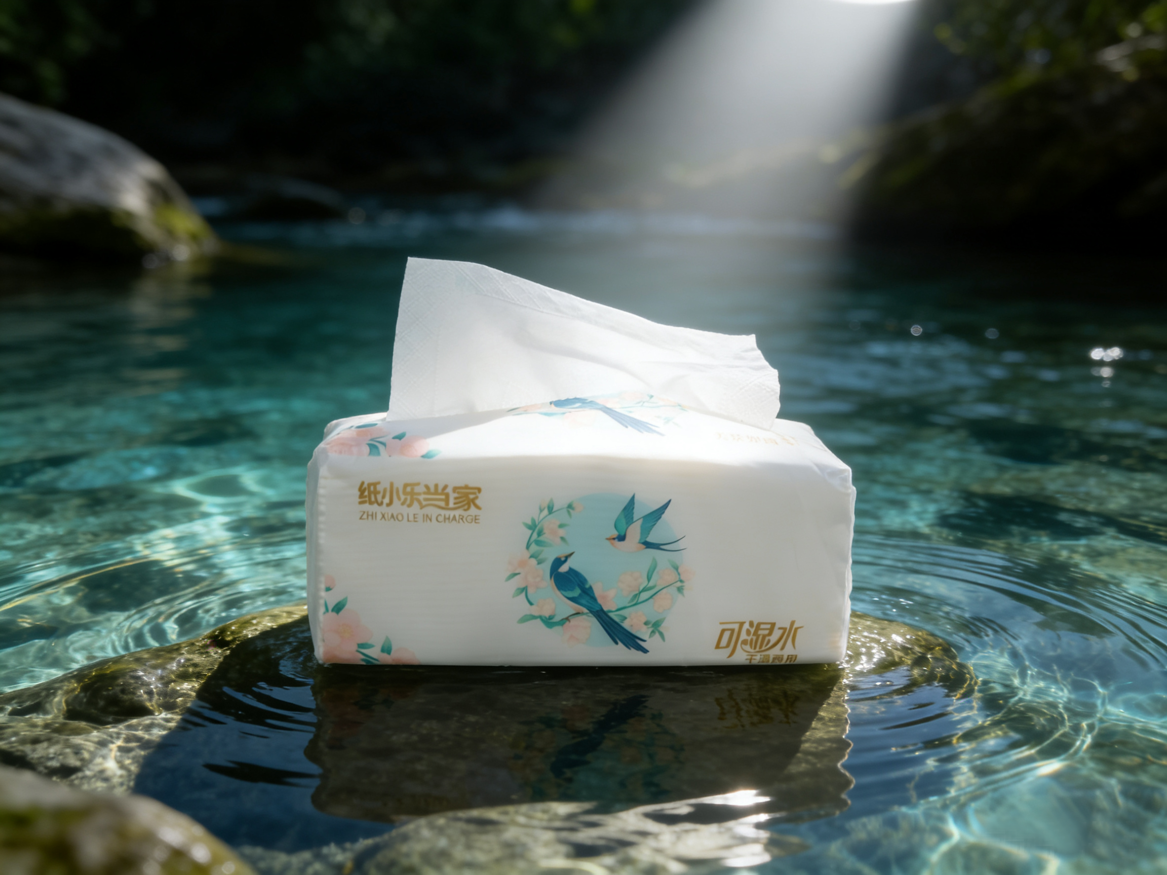 纸小乐当家 原生木浆 6层加厚抽纸