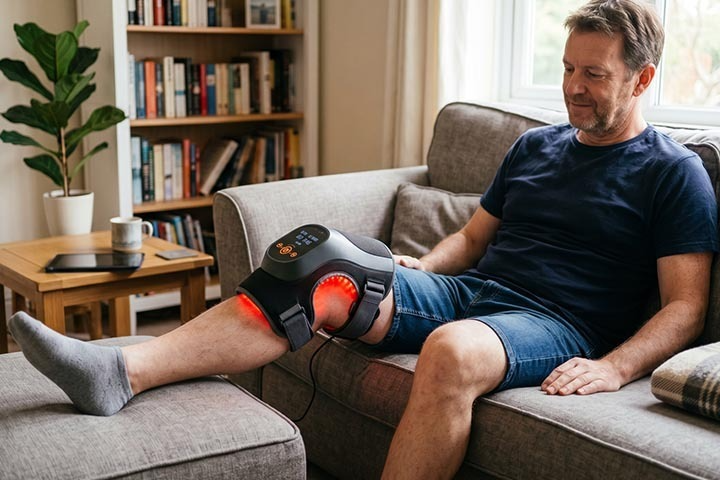 What Features Should I Look For In A Knee Massager With Heat And Red Light?