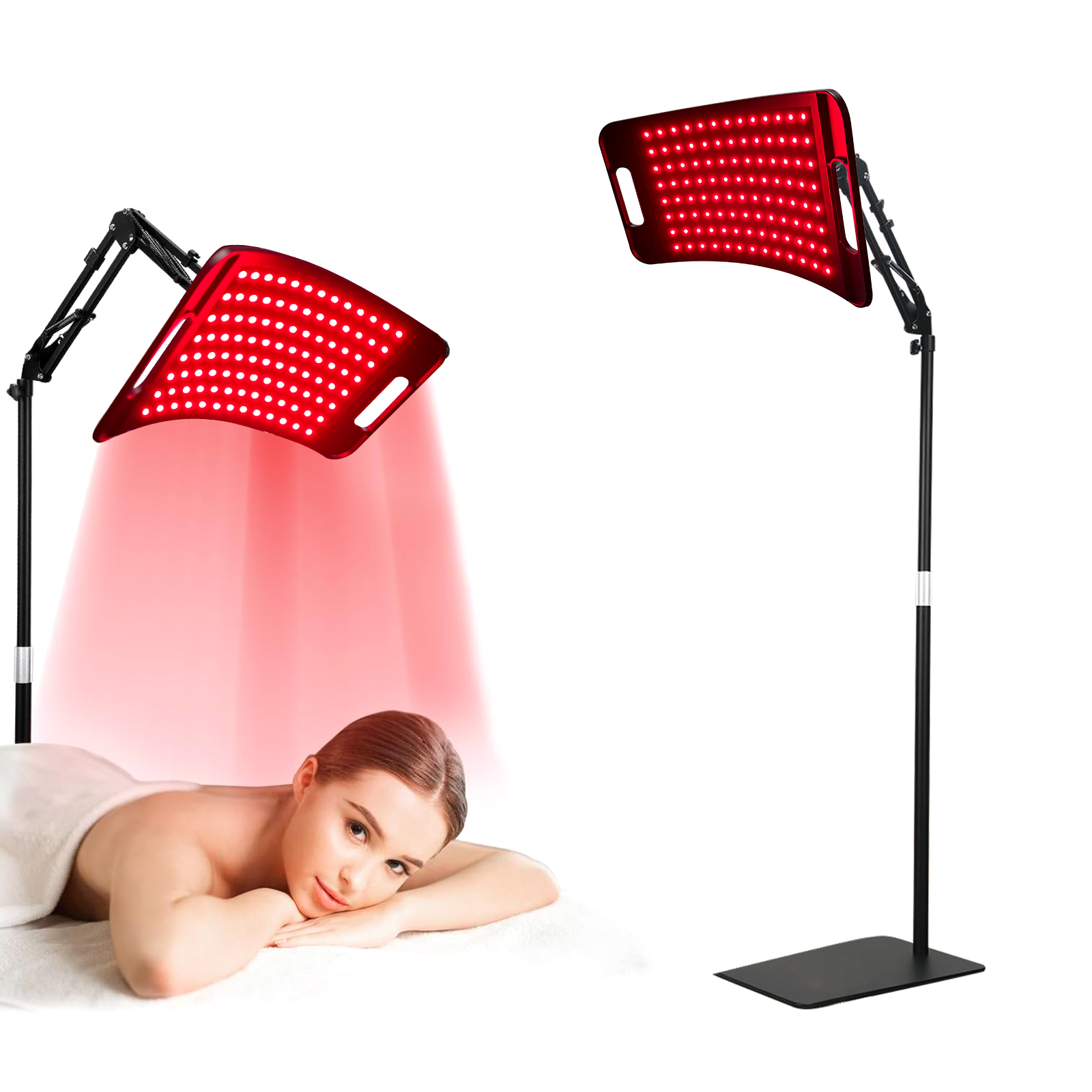 Curved bracket lamp