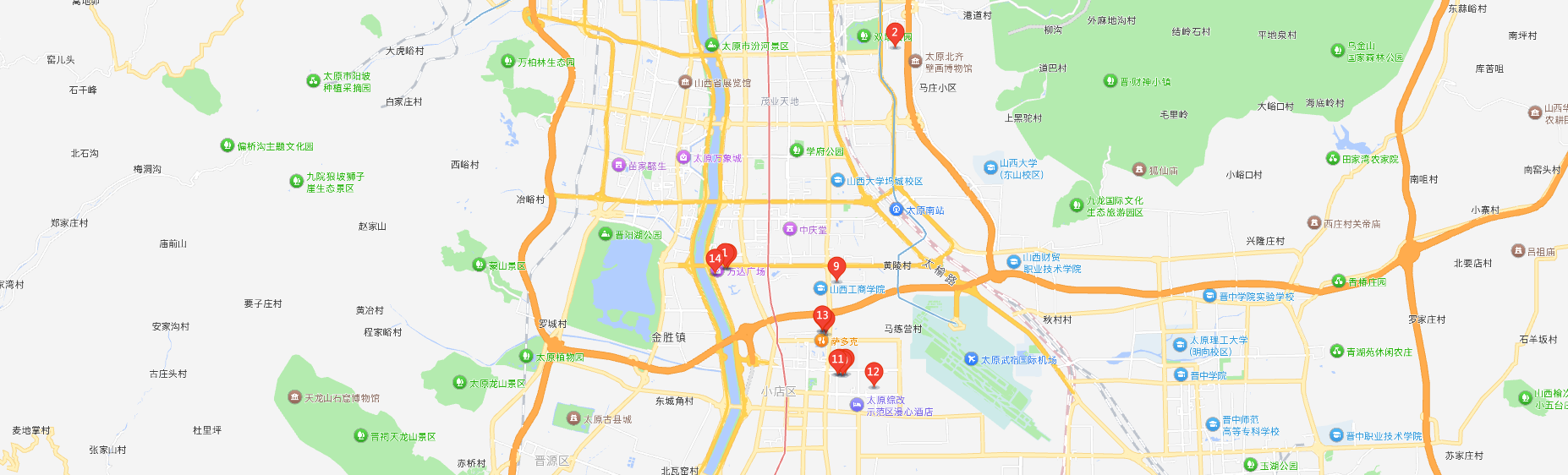 公司位置地图