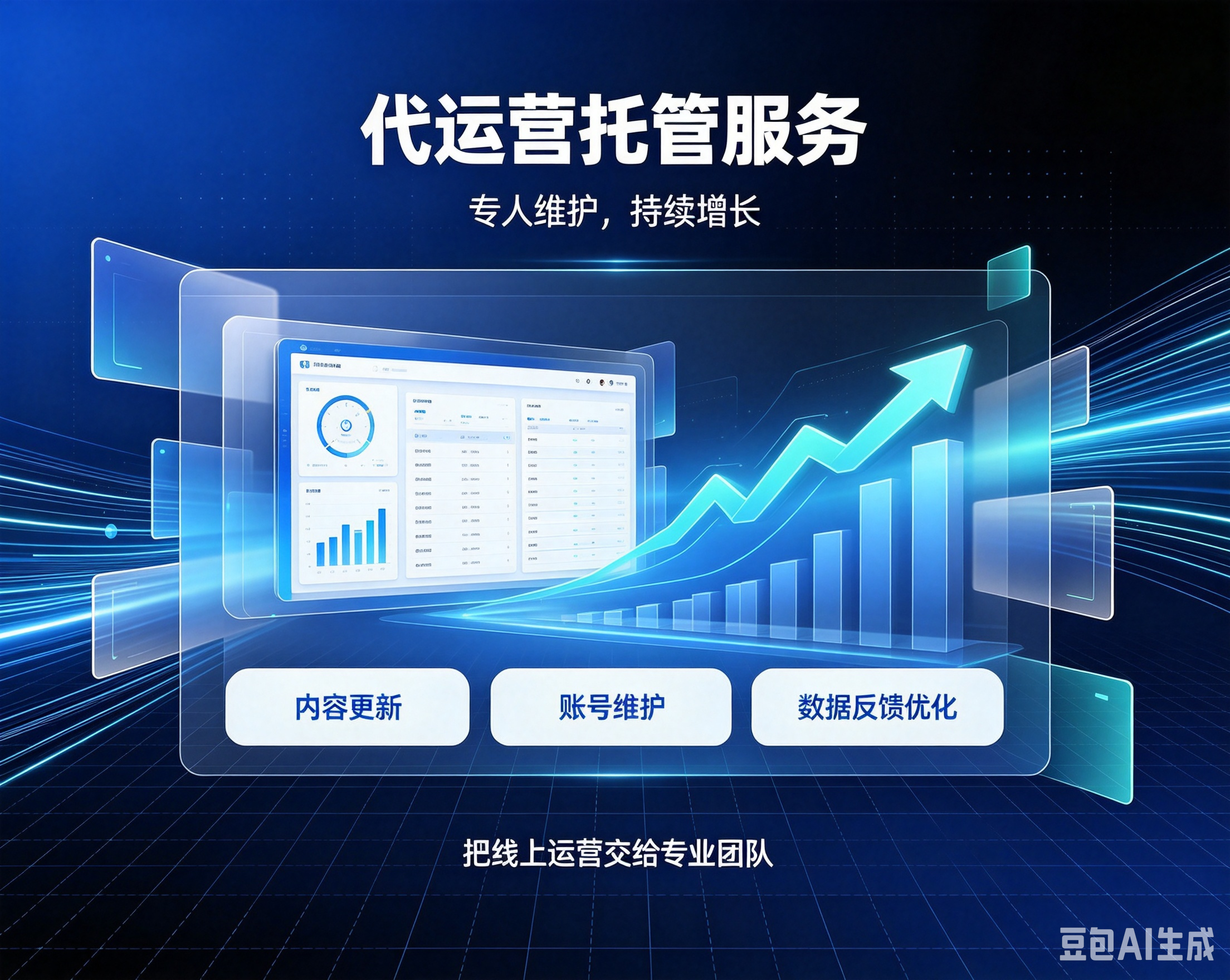 祉神通：代运营托管系统