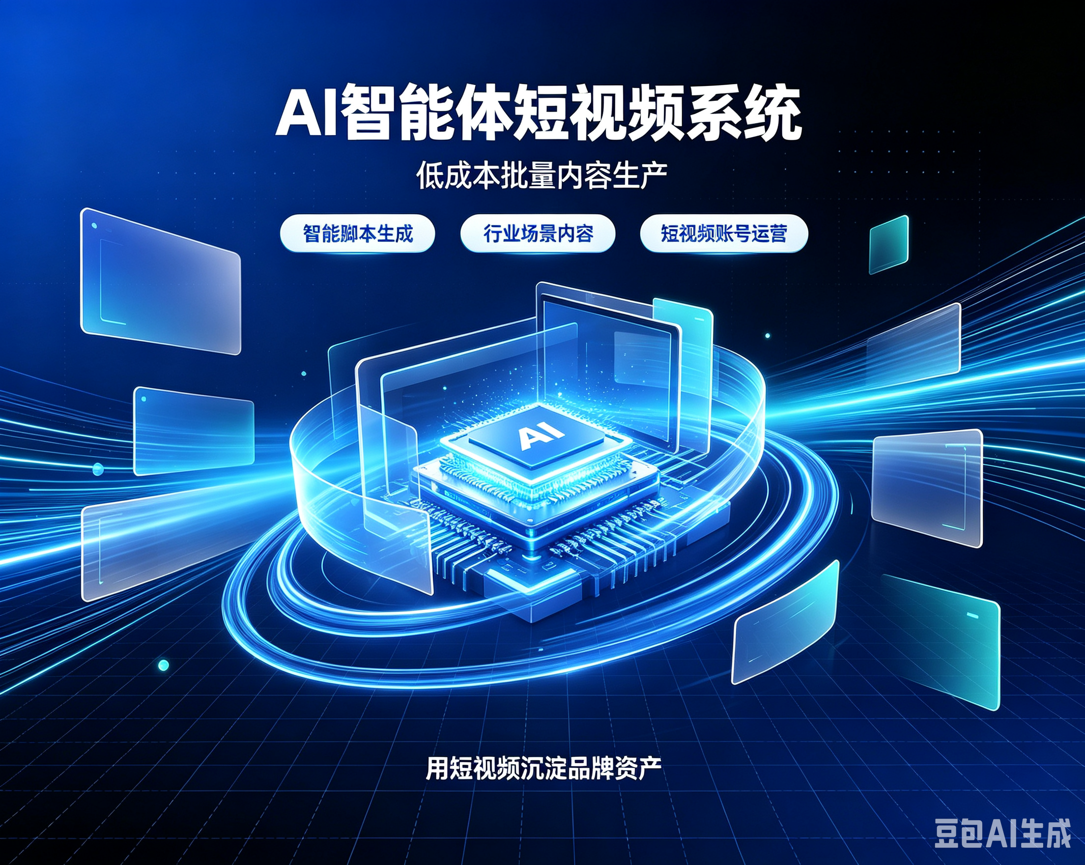 祉神通：AI智能体短视频系统