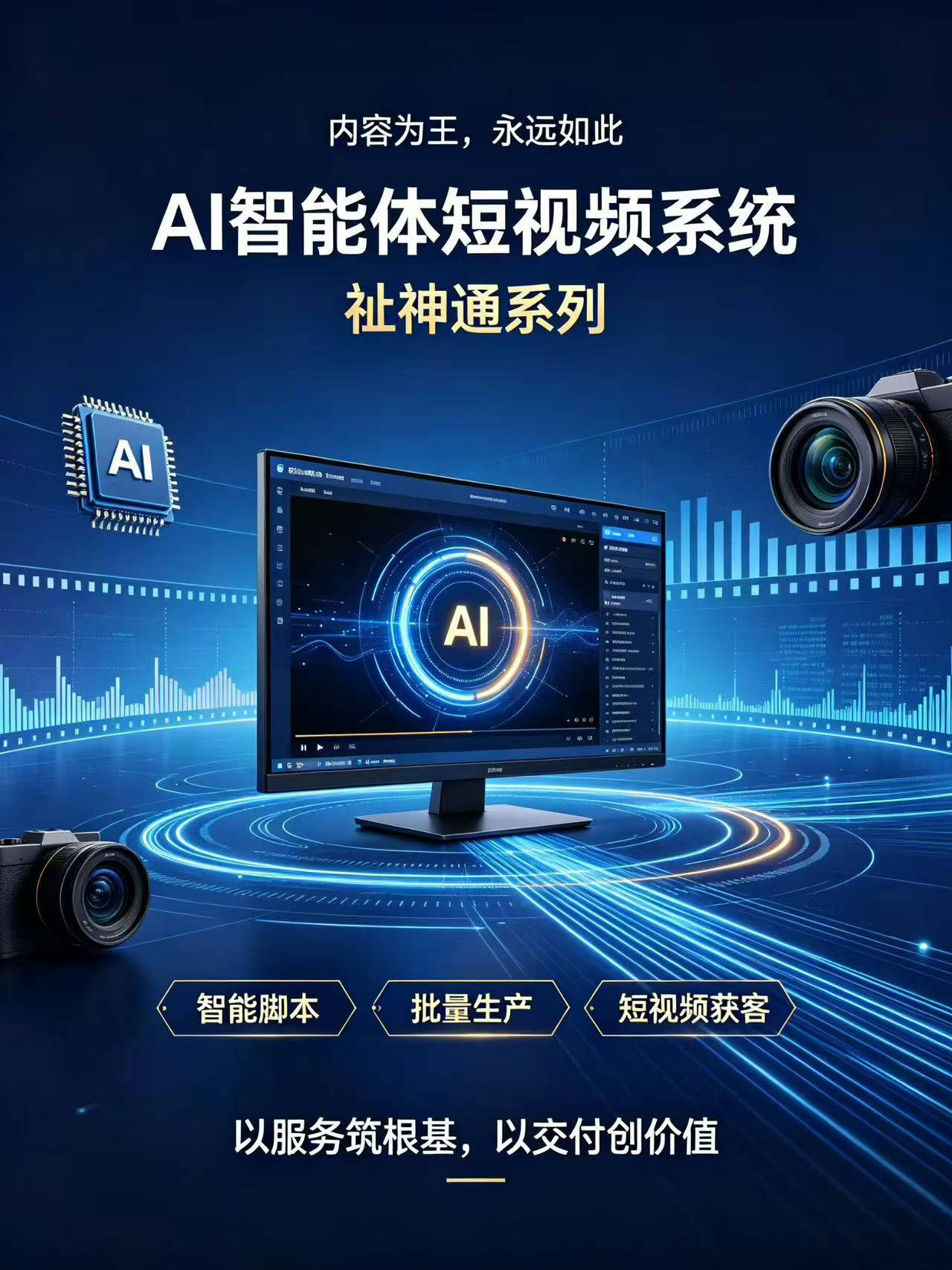 AI智能体短视频系统