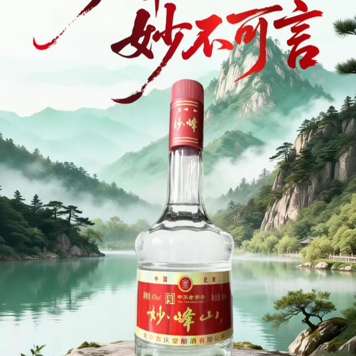 吉庆堂妙峰山清香型白酒52度