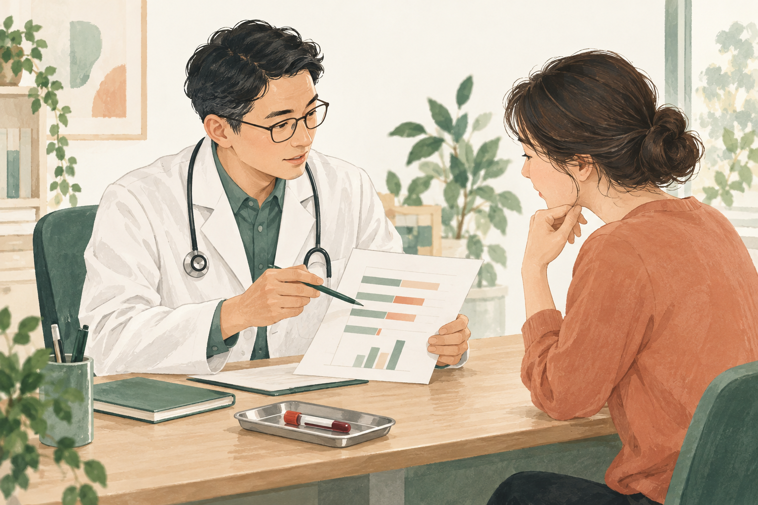 血脂专题：从检验信息出发，交流重度高甘油三酯血症与FCS相关议题。 AI主题示意图