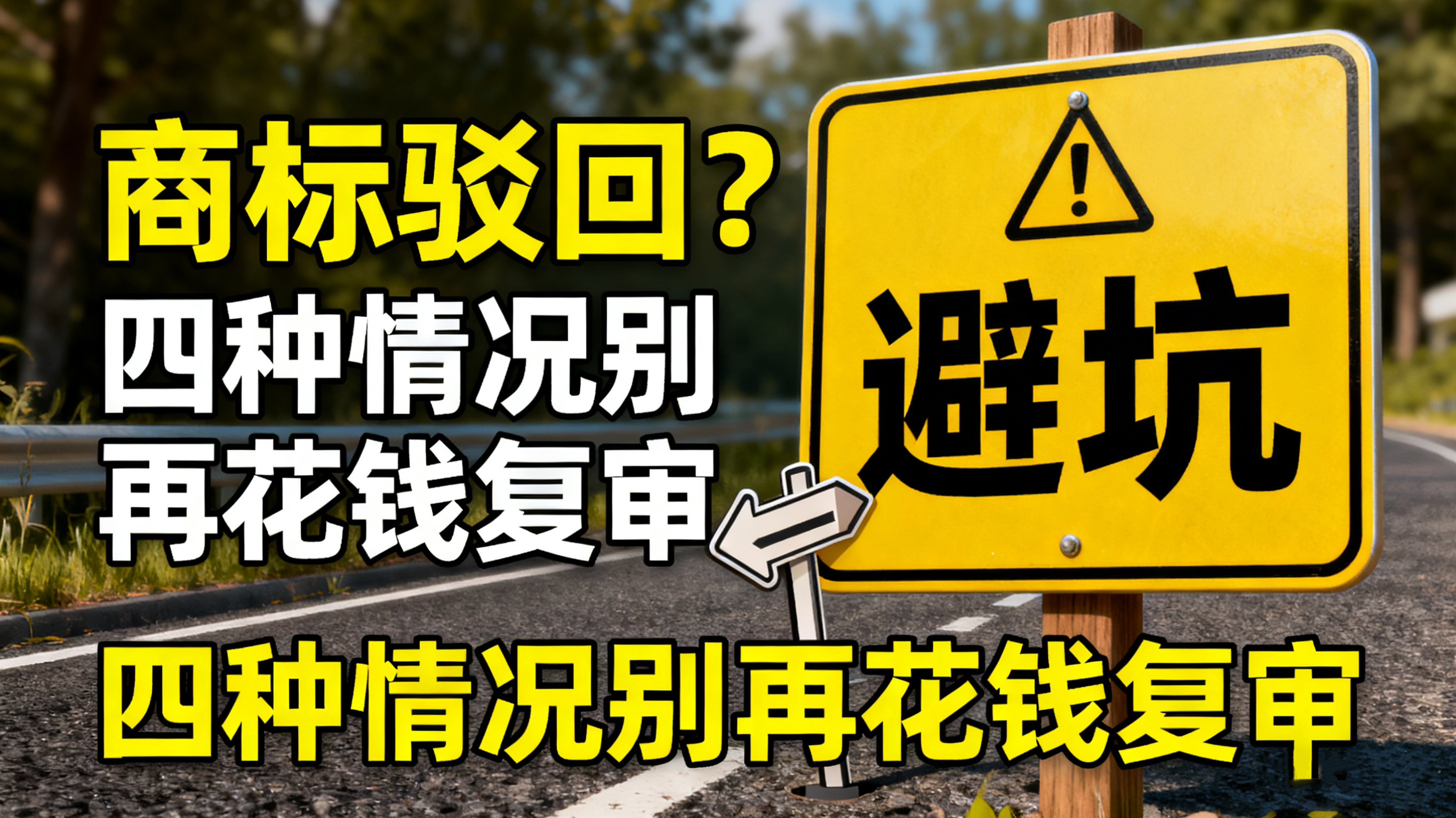 商标被驳回了？先别急着复审！这四种情况纯属花冤枉钱