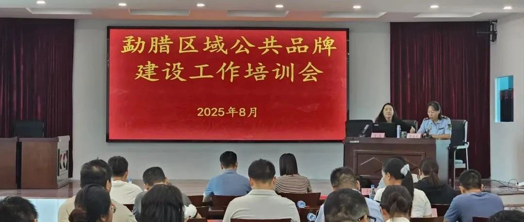 【勐腊知识产权动态】为品牌打造“充电”赋能——勐腊区域公共品牌建设工作培训会圆满完成