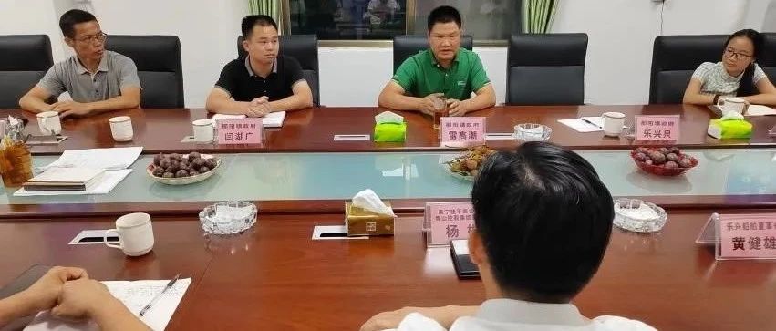 横州市那阳镇党委、政府、人大主要领导一行调研集团旗下青松木业横州基地