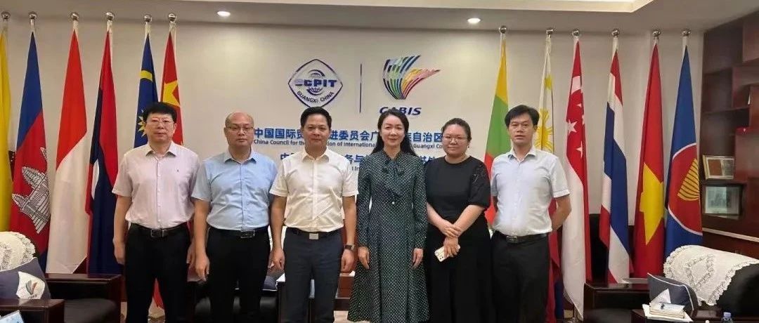 集团董事长杨海鑫一行拜会广西国际贸易促进委员会杨雁雁会长